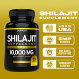 Shilajit Pure Himalayan Capsules – 10,000mg – 150 Capsules – Premium Dietary Supplement