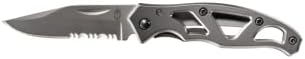 Gerber Gear Paraframe Mini Pocket Knife, 2.2 Inch Serrated Edge Small EDC Folding Knife with Safety Lock for Everyday Carry, Gifts for Men, Stainless Steel
