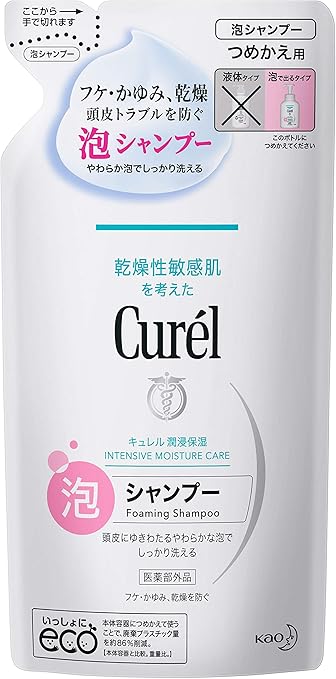 CUREL Foam Shampoo Refill 12.8 fl oz (380 ml)