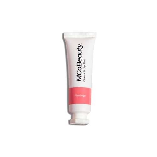 MCoBeauty Cheek & Lip Tint, Flamingo, Vibrant Pop of Color for Cheeks and Lips, Vegan, Cruelty Free Cosmetics