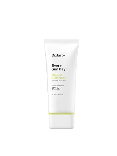 Dr.Jart+ Every Sun Day Mineral Sunscreen SPF 50+ for Face | Korean Skin Care | Travel Size, 1.69 Fl Oz