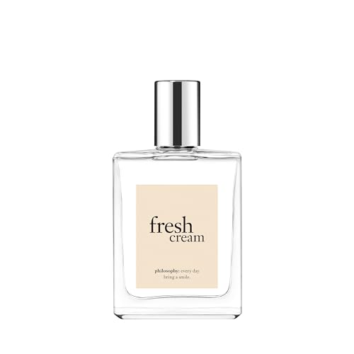 philosophy fresh cream eau de toilette - sweet & captivating women's perfume - with notes of vanilla, heliotrope & tonka bean - long lasting fragrance