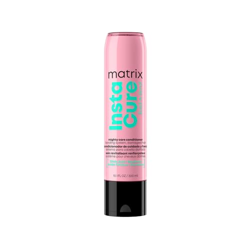 MATRIX Instacure Build-A-Bond Mighty Care Conditioner - Repairs Very Damaged Hair, Strengthens & Softens With Citric Acid & Squalane, Vegan, Sulfate & Paraben Free