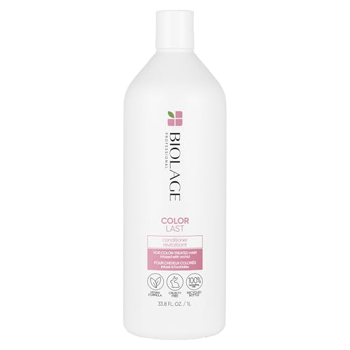 Biolage Color Last Conditioner | Color Safe Conditioner | Helps Maintain Depth & Shine | For Color-Treated Hair | Paraben & Silicone-Free | Vegan | Cruelty Free