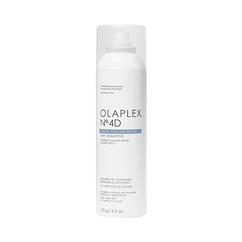 Olaplex No. 4D Clean Weightless Volume Dry Shampoo, Detoxifies Scalp, Neutralizes Odor, Leaves Hair Feeling Clean, For All Hair Types, 6.3 oz