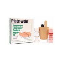 PLATE WELD Temporary Emergency Denture Repair Kit, 1 Count