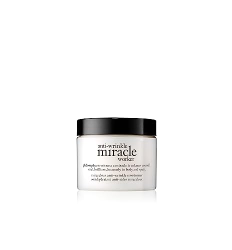 philosophy anti-wrinkle miracle worker line-correcting face moisturizer - with vitamin C & hyaluronic acid - instantly improves skin smoothness and radiance