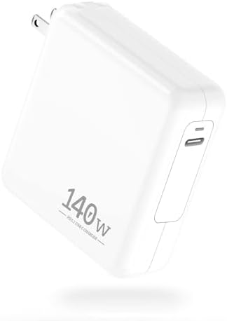 MacBook Pro Charger, 140W USB C Power Adapter for MacBook Pro 16 inch 2021, MacBook Pro 15, 14, 13 inch 2021, 2020, 2019, 2018,MacBook Air PD 3.1 for M1 M2 Laptop,iPad Pro and All USB C Device