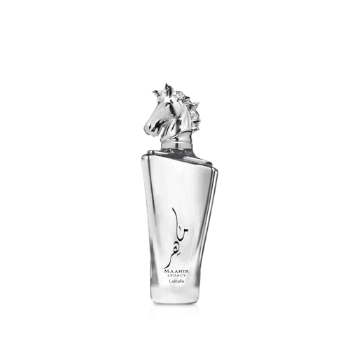 Lattafa Maahir Legacy Eau de Parfum Spray for Men, 3.4 Ounce