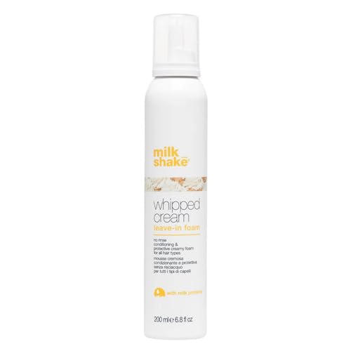 milk_shake Leave-In Whipped Cream - Conditioning No Rinse Hair Moisturizer Foam | For All Hair Types | Provides Softness and Manageability | 6.8 fl oz (200 ml)