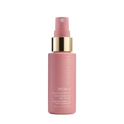 HYDR-8 Leave-In Conditioner, for Deep Hydration & Heat Protection, with Vegan Keratin, for Soft, Silky, Frizz Free Hair