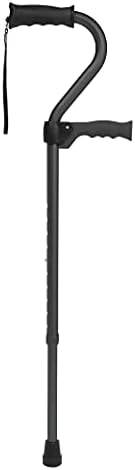 Carex Stand Assist Walking Cane - Includes Secondary Flip Down Handle for Added Support - Uplift Cane and Walking Stick for Seniors, Elderly, Disabled