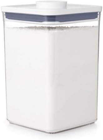 OXO Good Grips POP Container - Airtight Food Storage - Big Square Medium 4.4 Qt Ideal for 5lbs of flour or sugar