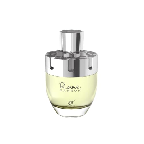 Afnan Rare Carbon Eau De Parfum Spray for Men, 3.4 Fl. Oz