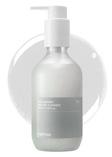 celimax Dual Barrier Mild Gel Cleanser | with Ceramide, Facial Cleansing, Hydrating, Moisturizing, Soothing, Calming Face Wash, 200ml