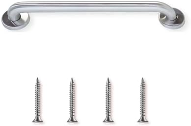 Shur Grip 30”ADA Approved Stainless Steel Safety Shower Handles Hold up to 400lbs - Ideal for Seniors, Elderly & Disabled in Baths & Showers