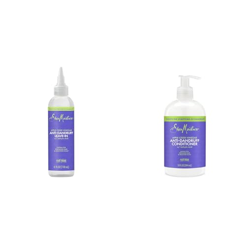 SheaMoisture Apple Cider Vinegar Anti-Dandruff Hair Care System with Leave-In and Conditioner for Stronger Hair and Healthier Scalp