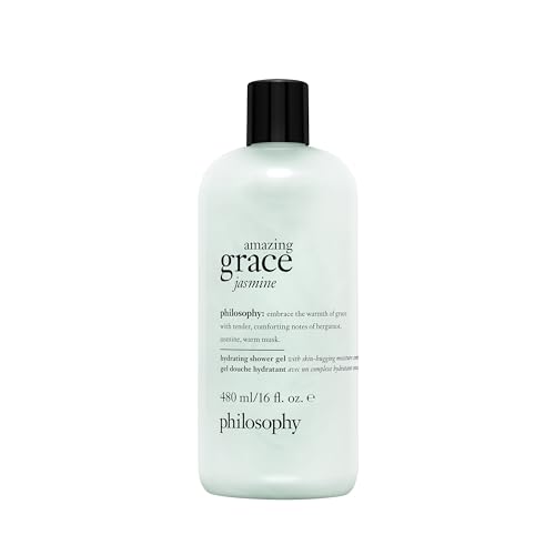 philosophy amazing grace hydrating bath & shower gels - efficiently cleanses, soothes & comforts dry skin - vegan & cruelty free formula