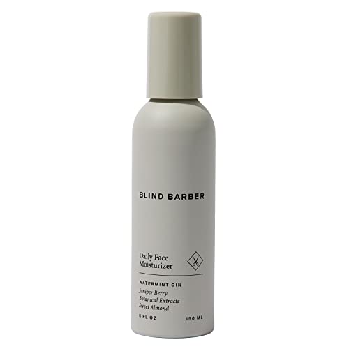 Blind Barber Daily Face Moisturizer - Daily Face Cream & Aftershave Lotion for Dry Skin - Skincare for Men - Good for All Skin Types (5oz / 150ml)
