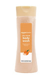 Amazon Basics Silky Smooth Body Wash, Peach and Orange Blossom Scent, 18 Fl Oz (Pack of 4)