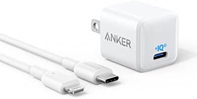 USB C Charger Block 20W, Anker 511 Charger ( Nano ), PIQ 3.0 Durable Compact Fast Charger with 6ft USB C to Lightning Cable (MFi Certified) for 14/14 Plus/14 Pro/14 Pro Max/13/iPad Pro and More