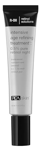 PCA SKIN Intensive Anti Aging Face Serum - 0.5% Pure Vitamin A Retinol Cream for Uneven Skin Tone, Fine Lines & Wrinkles (1 oz)