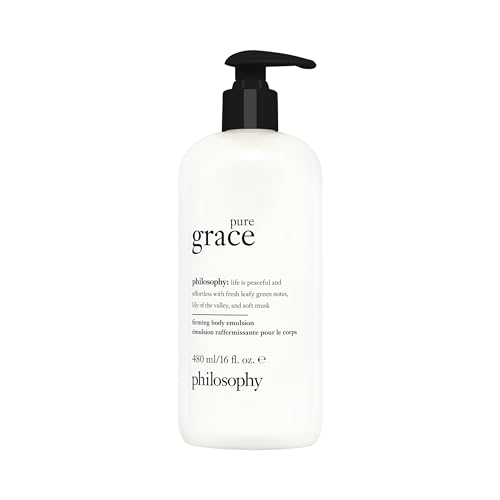 philosophy pure grace firming body emulsion- luxury scented body lotion- with shea butter & natural oils for fast absorbing hydration - skin feels soft and smooth
