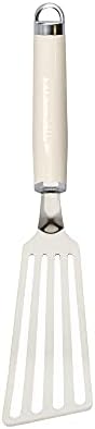 KitchenAid Flex Turner, Large Spatula, Durable and Washable Turner, Almond Cream