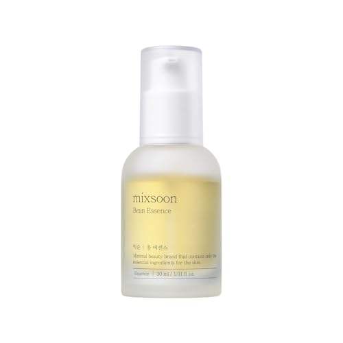 mixsoon Bean Essence Exfoliating Hydrating Korean Skin Care Glass skin Hyaluronic Acid Serum (1.01 Fl Oz([Pack of 1))