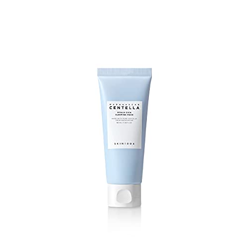 SKIN1004 Hyalu-CICA Sleeping Pack 3.38 fl.oz, 100ml Melatonin Hyaluronic Acid Centella Asiatica Extract Moist and Revitalization Multi Care Solutions