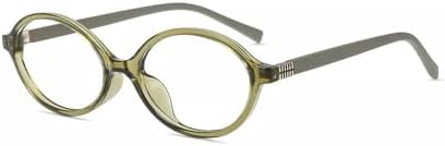 Firmoo Oval Blue Light Glasses for Women, Vintage Nerd Small Face Blue Light Blocking Glasses for Computer, TV, W72345