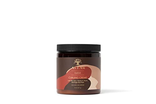 As I Am Curling Creme - 8 ounce (Classic Collection) - Lightweight Curl & Coil Definer - Hi-Definition and Shine
