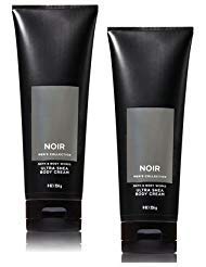 Bath and Body Works 2 Pack Men's Collection Ultra Shea Body Cream NOIR. 8 Oz