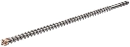 DEWALT SDS Max Bit for Rotary Hammer, 1-Inch x 31-Inch x 36-Inch, 4-Cutter (DW5820), Silver metallic