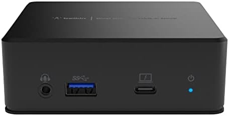 Belkin USB C Docking Station - USB Hub Dual 4k Computer Monitor Display - Dual HDMI, Thunderbolt, USB, Ethernet Ports - USB C Hub - 85W PD Power Delivery for Macbook Pro, iPad Pro & Chromebook Laptop