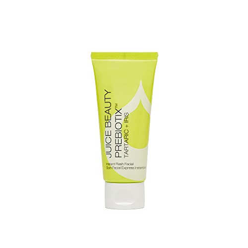 Juice Beauty PREBIOTIX Instant Flash Facial, Natural Formula with Prebiotics, Exfoliates and Brightens Skin, Reduces Appearance of Fine Lines, Fast-Acting and Gentle- 2 fl oz