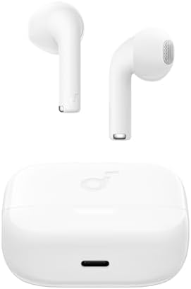 Soundcore K20i by Anker, Semi-in-Ear Earbuds, Bluetooth Wireless, 36H Playtime, Fast Charge, Clear Sound, Comfortable Fit, ENC 2-Mic Clear Calls, Custom EQ, IPX5, Bluetooth 5.3, App Control