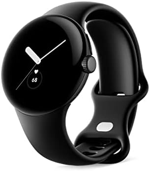 Google Pixel Watch 1st Gen (Previous Model) - Android Smartwatch with Fitbit Activity Tracking - Heart Rate Tracking Watch - Matte Black Stainless Steel case with Obsidian Active band - WiFi