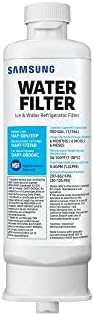 SAMSUNG Genuine Filter for Refrigerator Water and Ice, Carbon Block Filtration, Reduces 99% of Harmful Contaminants for Clean, Clear Drinking Water, 6-Month Life, HAF-QIN/EXP, 1 Pack