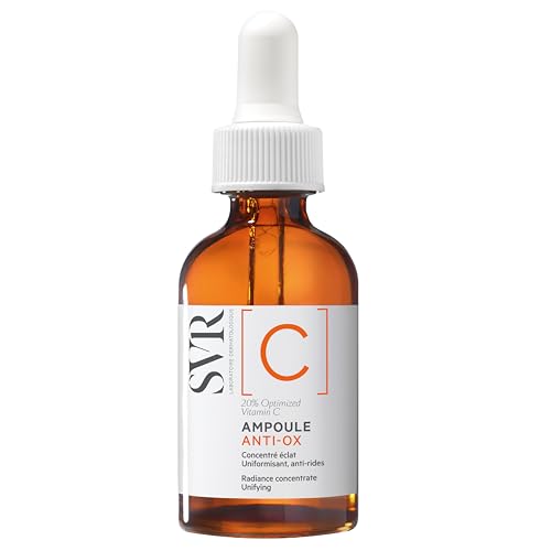 SVR [C] Concentrate - Brightening Face Serum with 20% Optimized Vitamin C - Skin appears Firmer and Smooth, Fine Lines Look Reduced - Antioxidant Care for Men and Women Sensitive Skin, 1 fl.oz.