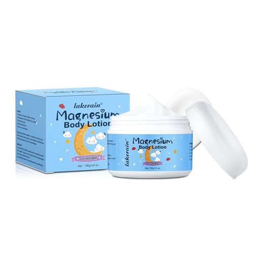 Magnesium Body Lotion Cream for Sleep, Magnesium Oil for Feet, Good Night Lotion, Apply to Legs, Arms or Chest, Support for Sleep