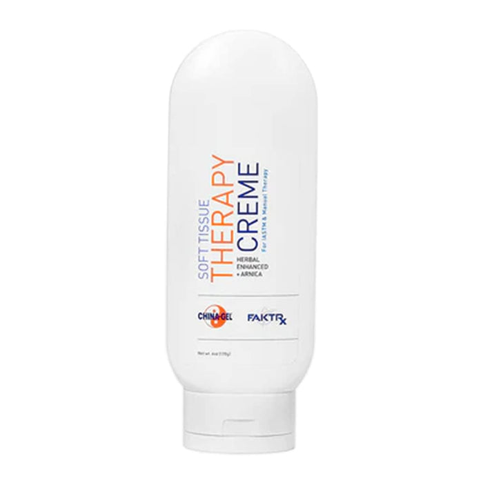 China-Gel Soft Tissue Therapy Creme - Herbal Enhanced with Arnica Topical Emollient for IASTM and Therapeutic Massage Lotion, Made in The USA, 6 oz Bottle