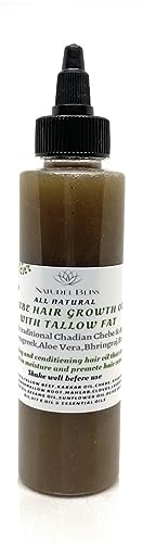 Hair Growth Oil with Croton Zambesicus & Tallow|Infused with Ayurvedic Herbs (4 oz)