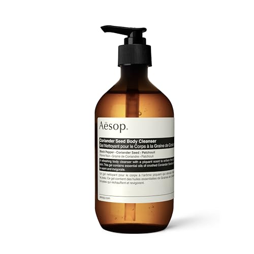 Aesop Coriander Seed Body Cleanser | Richly Aromatic, Low-Foaming Gel for Cleansing Skin | Paraben, Cruelty-free & Vegan | 16.9 oz