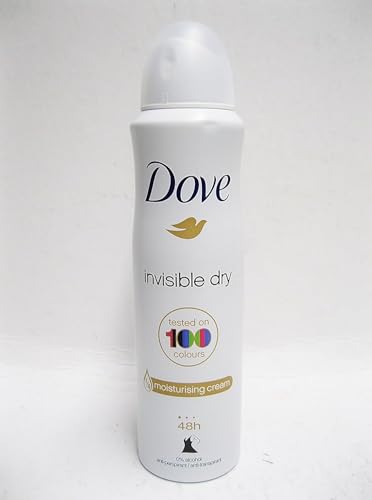 Lot of 6 Anti-Perisperant Deodorant Cream, Unscented, INVISIBLE DRY BY DOVE 150ml