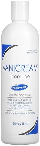 Vanicream Shampoo For Sensitive Skin 12 OZ (Pack of 3)