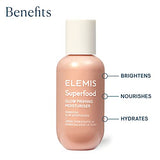 ELEMIS Superfood Glow Priming Moisturiser, Multitasking Formula Daily Moisturizer, Hydrating Primer, & Brightening Highlighter for Radiant Skin, 60mL