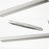 Tweezerman Stainless Steel Point Tweezer - Eyebrow Precision Tweezers, Facial and Ingrown Hair Removal (Classic Stainless)