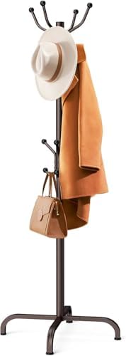 Pipishell Amada Floating Shelves, Coat Rack with 14 Hooks