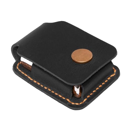 Leather Lighter Case, Handmade Leather Lighter Case for Men, for Leather Zippo Cover, Engraved Leather Lighter Holder Belt Case, Birthday Gift for Him or Her